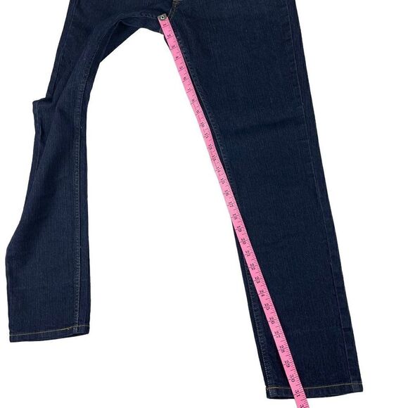 LEXI Dark Denim Blue Embroidered Skinny Jeans Women’s Size 8 - Picture 7 of 8
